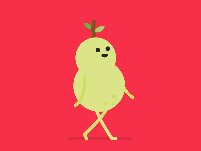 Pear Walk after animation cute cycle effects pear vector walk