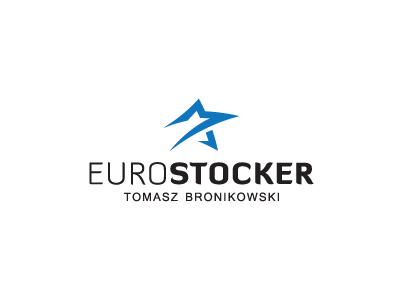 Eurostocker blue branding euro glass glassware handmade identity logo star stocker volverise