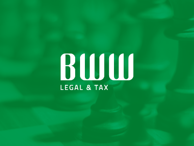 BWW branding bww green identity law legal lettering logo tax type typography volverise