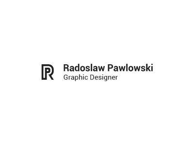 Radoslaw Pawlowski - Personal Branding branding logo mark monogram rp sign
