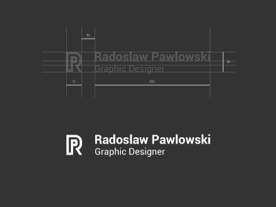 Radoslaw Pawlowski branding identity letter logo monogram rp typography volverise