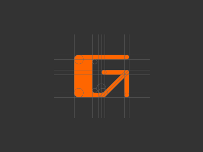 Grow g grow letter logo type typography volverise