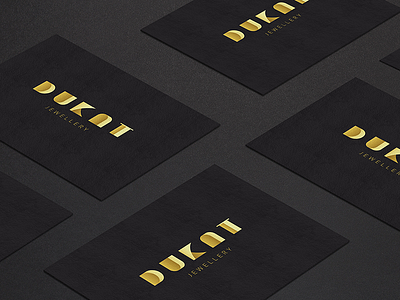 Dukat branding dukat gold jewellery lettering logo pawlowski type