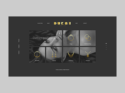 Dukat www branding dukat gold jewellery pawlowski ui webdesign www