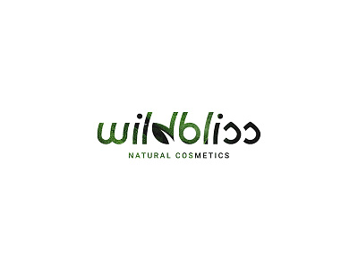 Wildbliss Logo beauty branding cosmetics id leaf logo natural pawlowski wild wildbliss