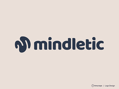 Mindletic app_logo app app logo balance emotion feeling logo logodesign mind mindfulness mindletic positive simple