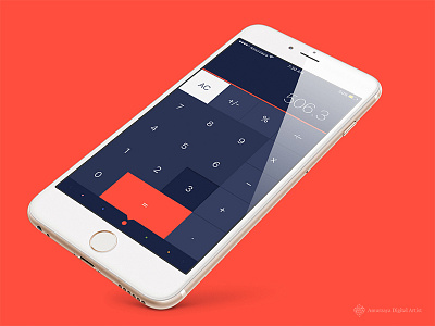 Calculator calculator challenge daily ui ios ui user interface