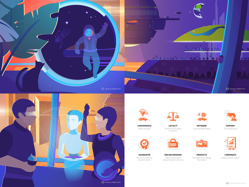 2018 vector illustration top4shots