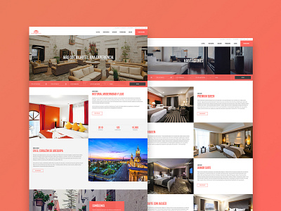 Casona Terrace Hotel - Website ReDesign hotel ui design ux design web design