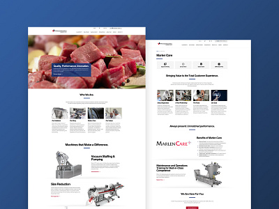 Marlen International - Website Redesign corporate ui design ux design web design
