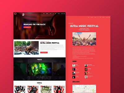 ROBOT GROOVE - Website Design djs music ui design ux design web design
