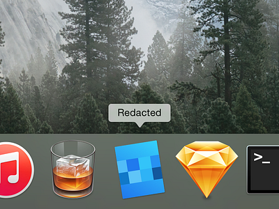 Redacted Mac Icon icon mac redacted