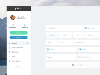 Redesigned Application Form by Mammad Emin on Dribbble