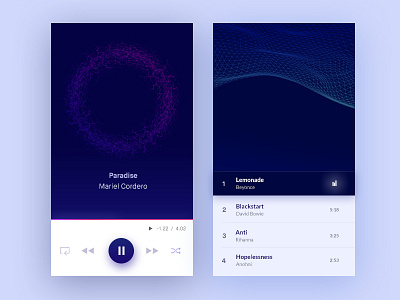 Music Player Visualizer by Mammad Emin on Dribbble