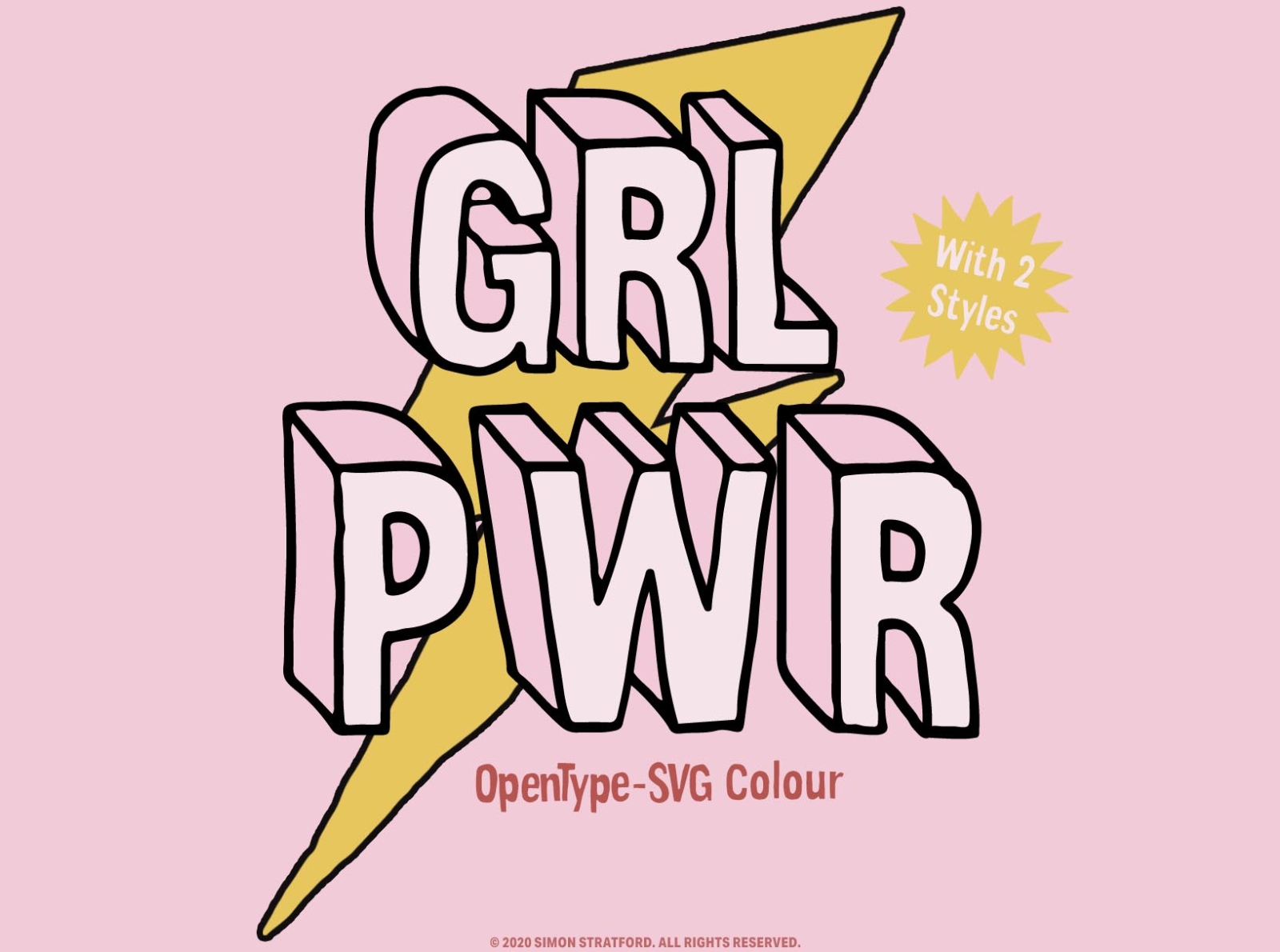 Download GRL PWR Opentype SVG font by simon stratford on Dribbble