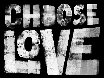 Choose Love letterpress display font display font font lettering letterpress typeface