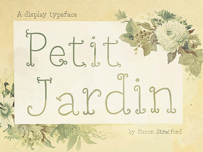 Petit Jardin Font