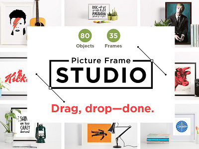 Picture Frame Studio Pack frame mockup frames mockups photoshop picture mockup pictures
