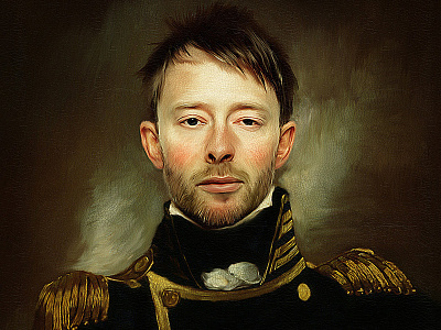Thom Yorke Oil Painting