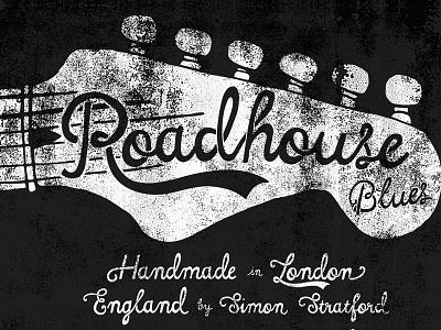 Roadhouse Blues Font font handmade retro script typeface