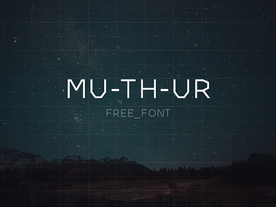 MU-TH-UR Free Font font free muthr typeface
