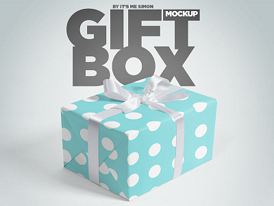 Gift Box Mockup