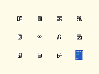 Icons cleaning desk document fashion field gameboy kitchen lab laundry pc sofa store