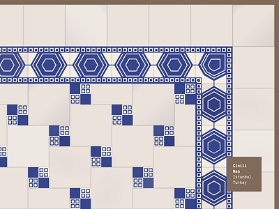 Çinili Han design doubco pattern texture tile