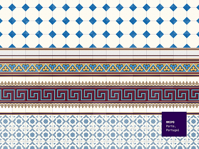 Museu e Igreja da Misericordia do Porto design doubco pattern texture tile