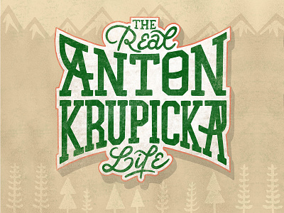 Handlettering Anton Kupricka artwork handlettering handmade illustration lettering letters trail typo typography ultratrail vintage