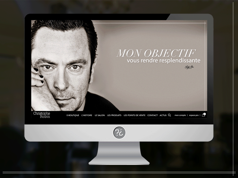 // GIF animation of proposal website // gif animation webdesign ui ux flowhynot flat digital full screen parallaxe navigation
