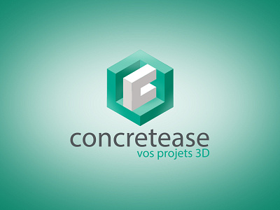 // Logotype Concretease // 3d branding design flowhynot identity letters logo visual identity