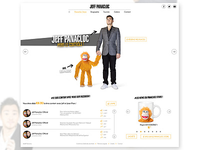 // Webdesign Jeff Panacloc // design digital flat flatdesign minimalist site wbsite webdesign