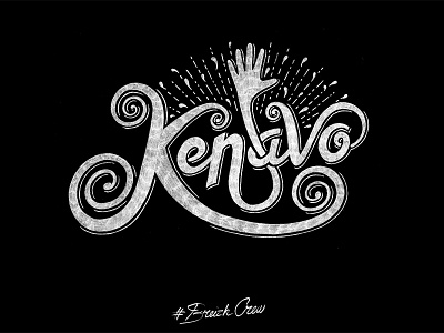// Breizh Crew - Kenavo // breizh handmade lettering letters type typo