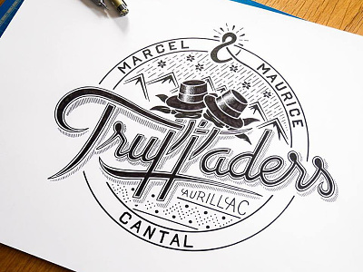 // Artwork Truffaders for French Concept Store //
