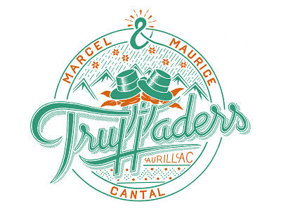 // Artwork Truffaders // collaboration font handlettering handmade typo typography