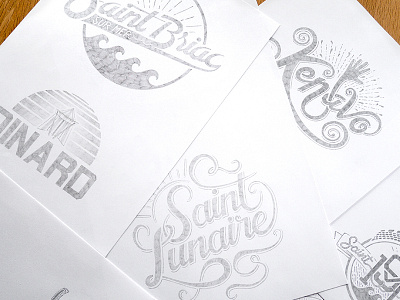 // Breizh crew type sketch // breizh handmade lettering sketch typography