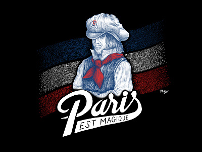 // Paris est magique // draw euro2016 french illustration lettering type typo typography
