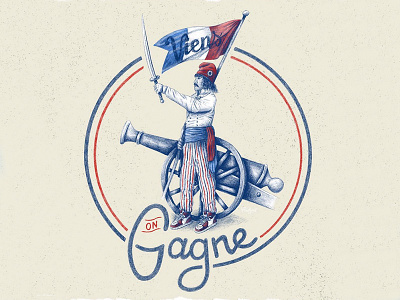 // Viens on gagne // draw euro2016 french illustration lettering type typo typography