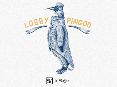 // Artworks Lobby Pingoo for Stepart // handmade illustration lettering pingoo type typo