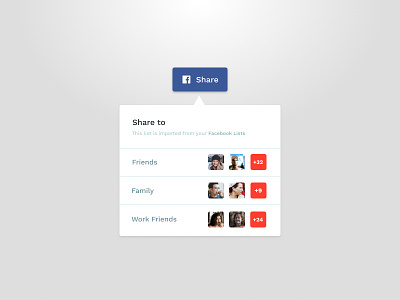 Day 010 - Social Share button dailyui share share button social button social media ui
