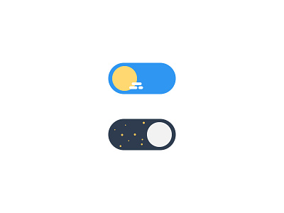 Daily UI 015 - On/Off switch dailyui moon on off sun switch toggle user interface