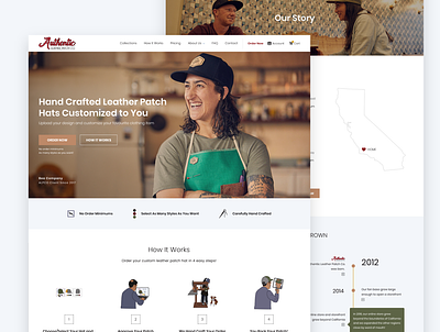 Company Branding and Site Redesign design ui website