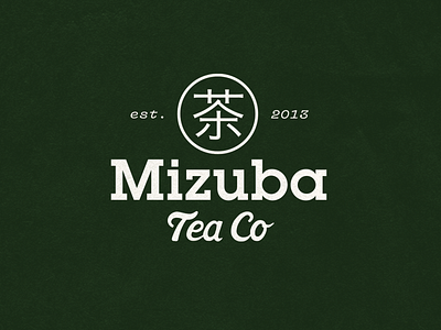 Mizuba Tea Co alternate logo design