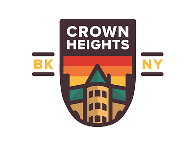 Crown Heights Badge badge brooklyn crown heights new york nyc