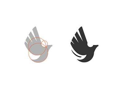 Bird Logo bird bw graphic design logo
