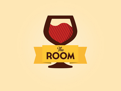 Room Wine & Snacks logo bar logo wine restaurant