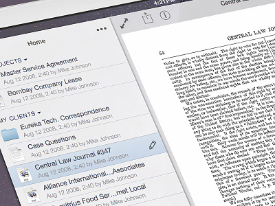 Document sharing iPad app documents ios ipad sharing