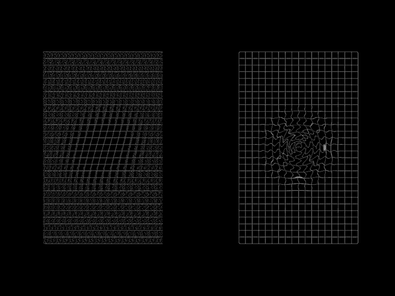 Grid animation field grid physics
