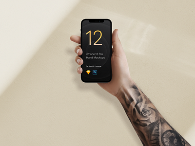 Download Tattoo Hand Mockup Iphone 12 Iphone 12 Pro By Pierre Borodin On Dribbble